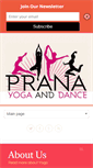 Mobile Screenshot of pranayogaanddance.com
